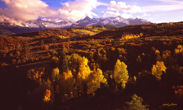 Autumn in the Rocky Mountains print