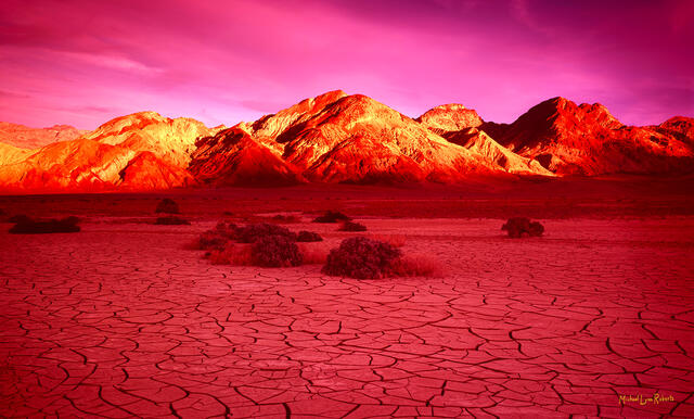 Sunset in Death Valley print