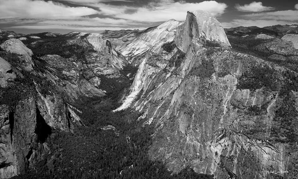 Half Dome from Glacier Point, Yosemite print